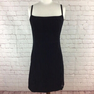 Express Black Spaghetti Strap Fully Lined Dress - Size 3/4